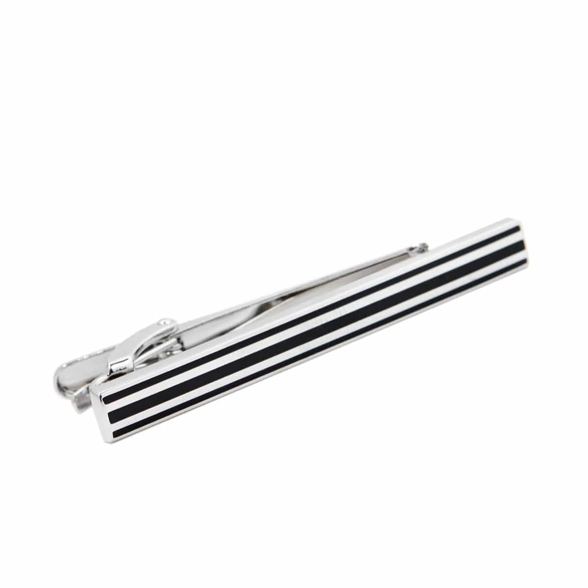 TIE SLIDE ENAMEL STRIPE