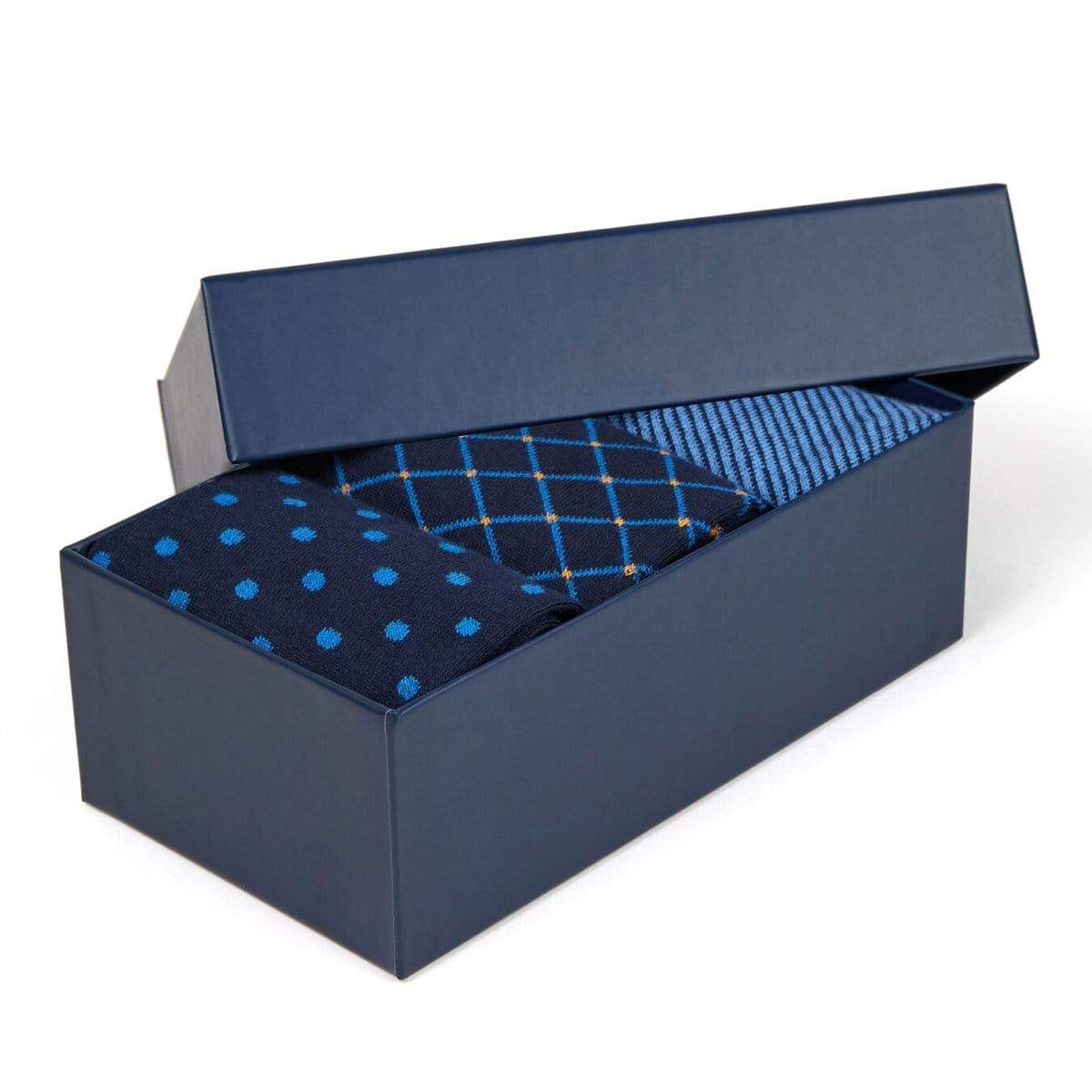 SOCK BOX SET NAVY BLUE