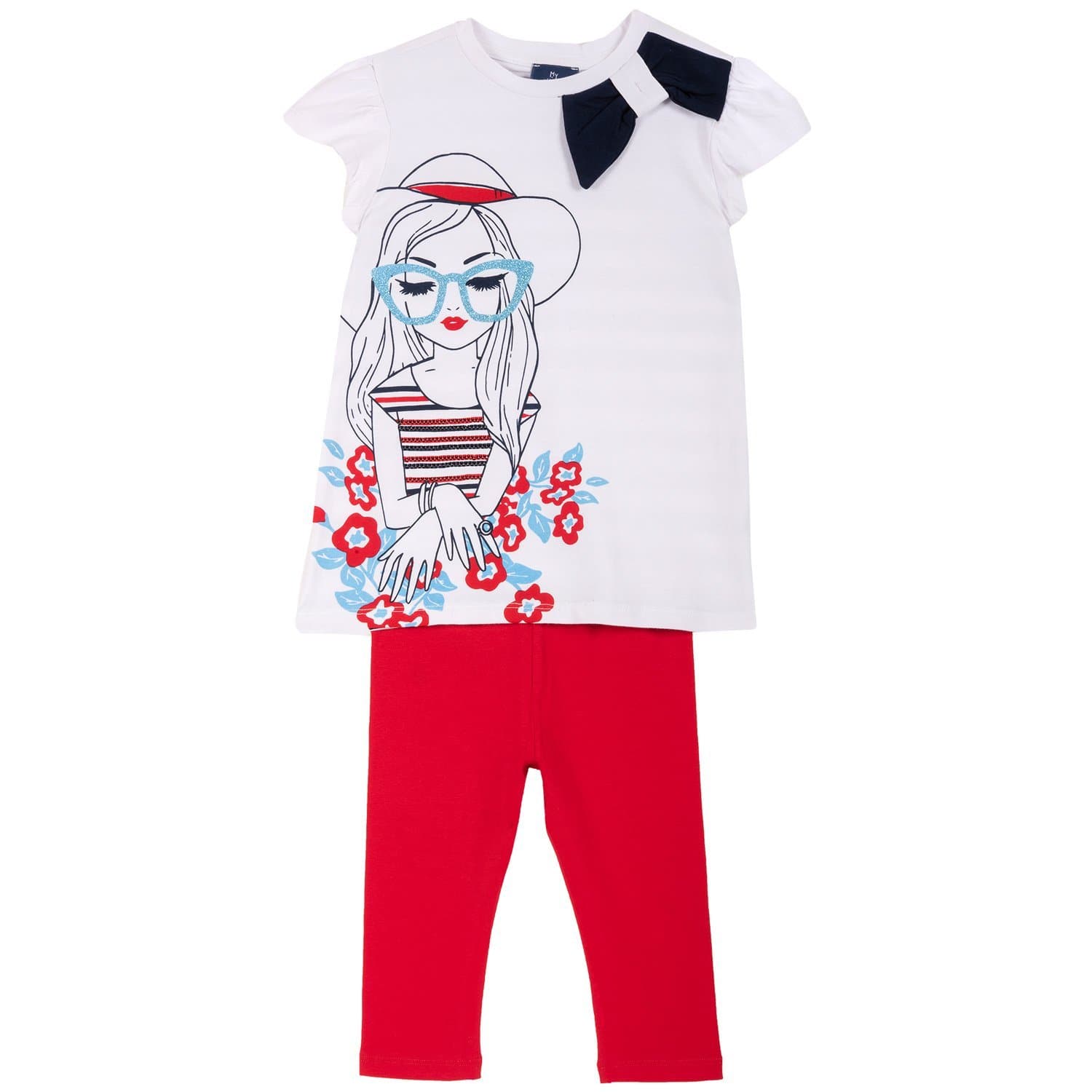 Chicco-Short-Sleeve-T-Shirt-and-Leggings-Set-Red-09073706000000-075-092