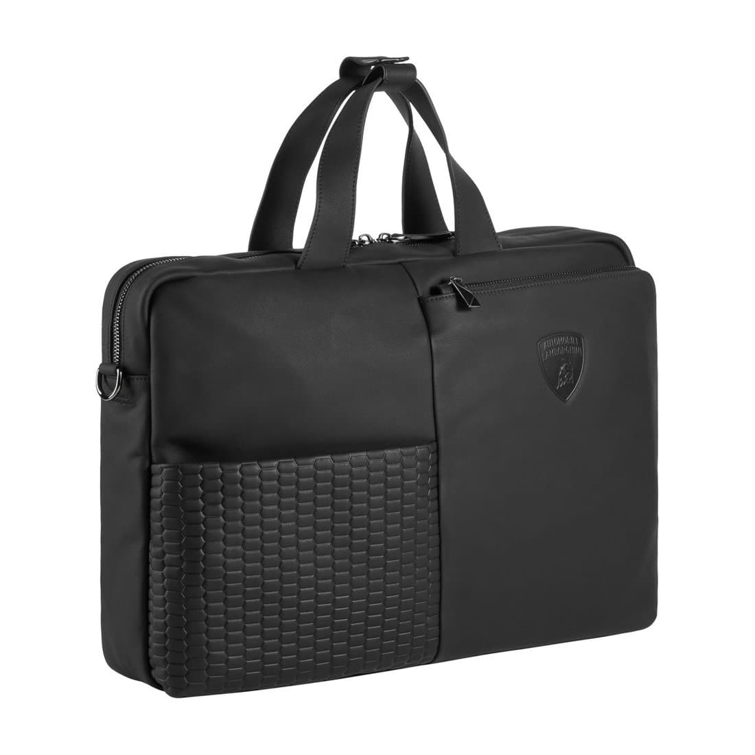 LAMBORGHINI BRIEFCASE ENGINE 9013428 BLACK