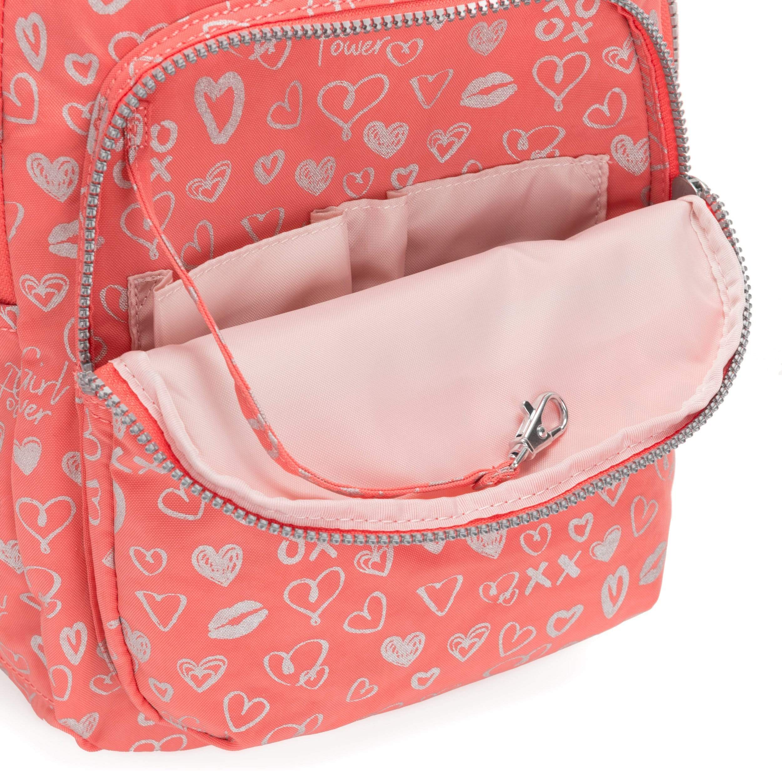 SEOUL GO S HEARTY PINK MET - Kipling UAE