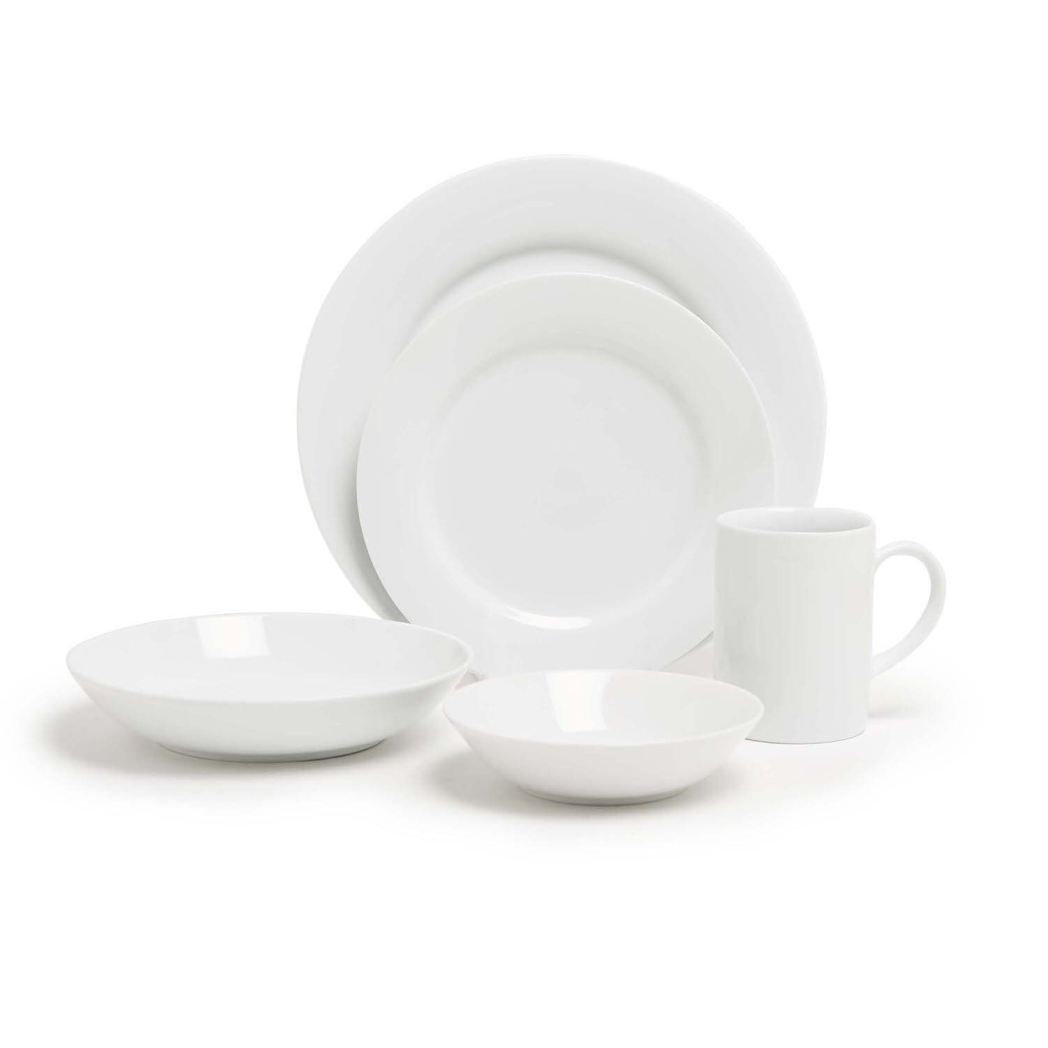 KASEY WHITE 20PC DINNER SET