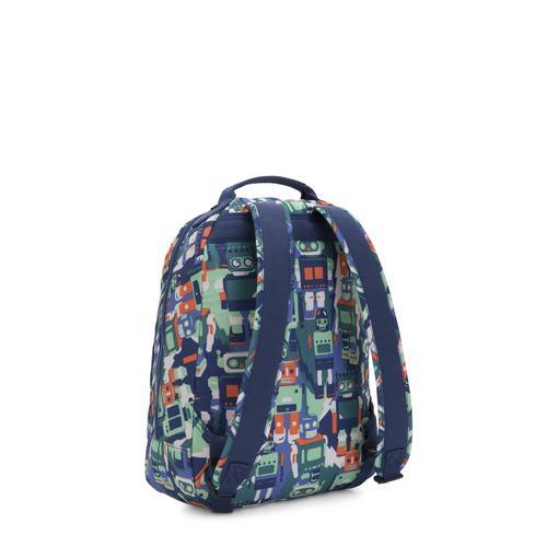 حقيبة ظهر Kipling-Class Room S-Small مع حماية للكمبيوتر المحمول -Robot Camo Blue-I2535-57E