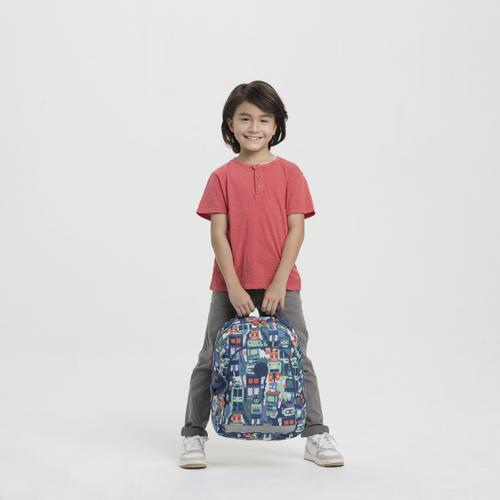 حقيبة ظهر Kipling-Class Room S-Small مع حماية للكمبيوتر المحمول -Robot Camo Blue-I2535-57E