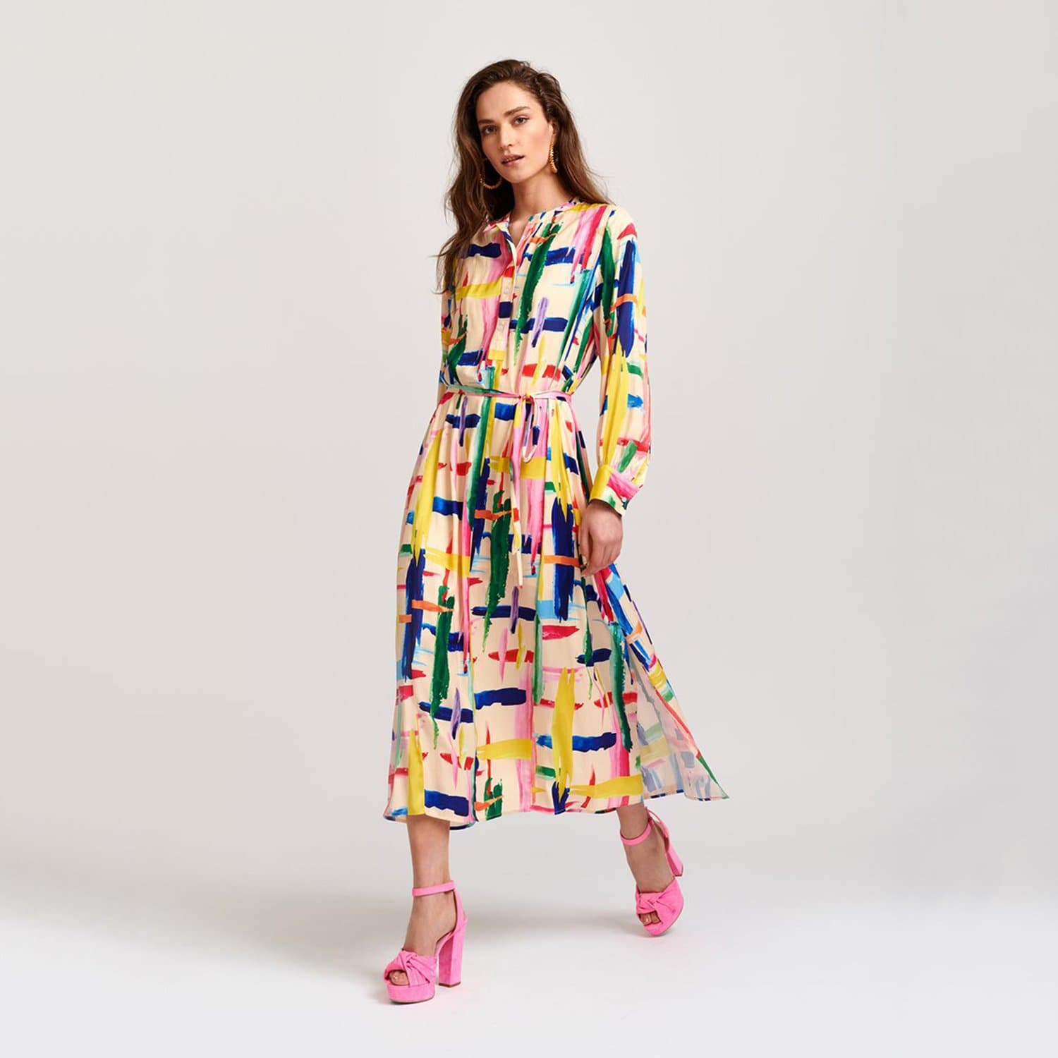 ESSENTIEL VALILA LONG SHIRT DRESS